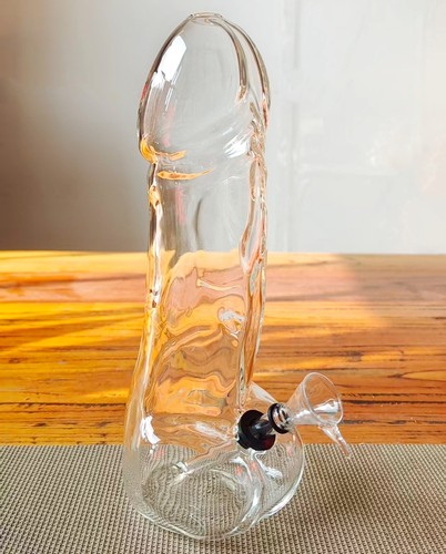 Thick male penis glass - glass, bong
