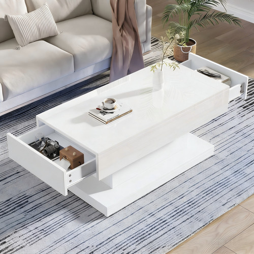 Modern coffee table white - modern,