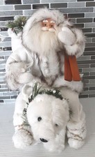 Santa Riding Polar Bear