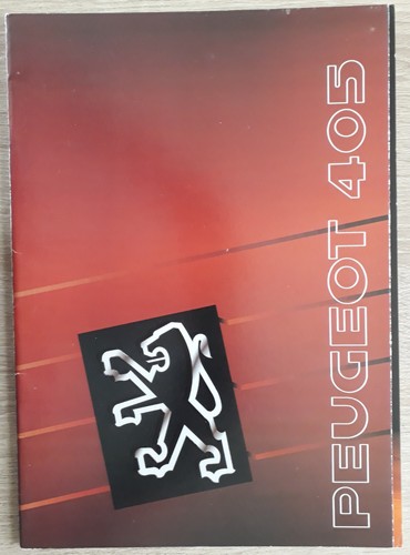 Peugeot 405 range brochure - 405,