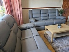  Grey 3+2 Seater Roma Recliner