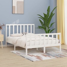 Bed Frame Solid Pine Wood