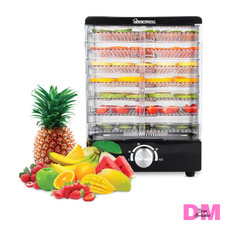 Food Dehydrator 7 Tier Fruit Dryer Meat Drying Machine 350W 40-70°C Temp Adjust