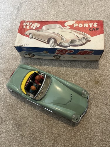 Vintage tin plate friction - tin,