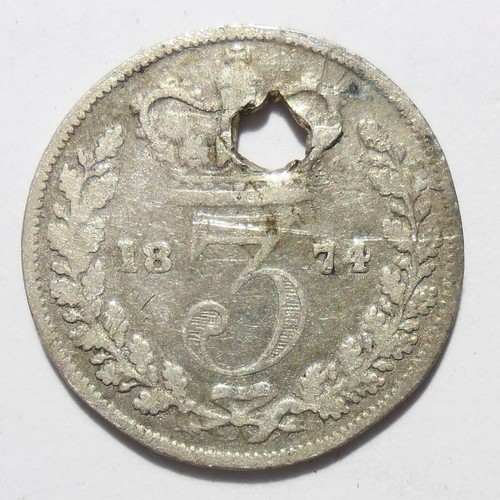 1874 victoria coin - 3d,