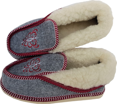 Warm slippers moccasin - warm, 39
