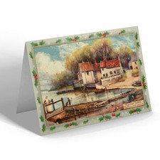 Christmas card vintage - card,