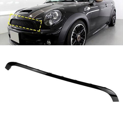 Gloss black front - black, trim