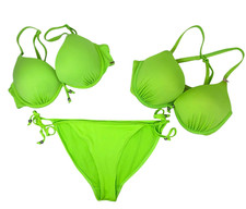 BOUX AVENUE BIKINI SET PUSH UP BRA EXTREME PADDING TRIPLE BOOST SEXY 34C SIZE 12