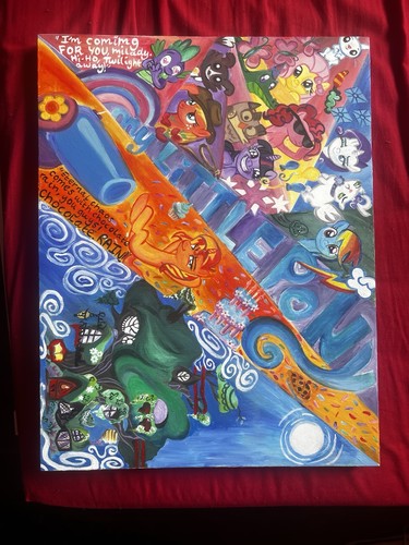 Little pony canvas - my,