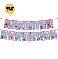 Pink Lilo and Stitch Birthday