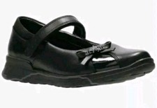 Clarks Mariel Wish  OlderGirls Black Leather School Shoes UK 1/EU 33