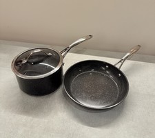 ProCook Professional Granite 20cm Frying Pan and 24cm Pot with lid