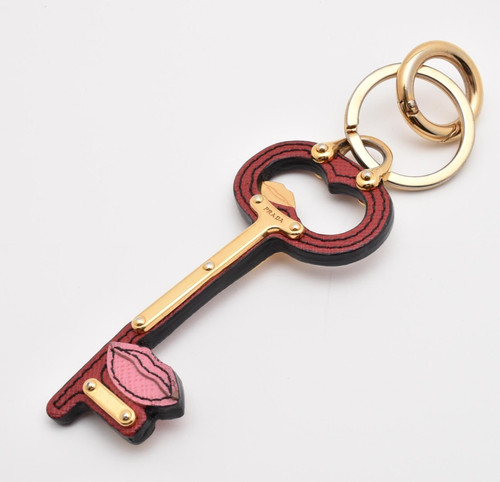 Prada keyring bag charm - prada,