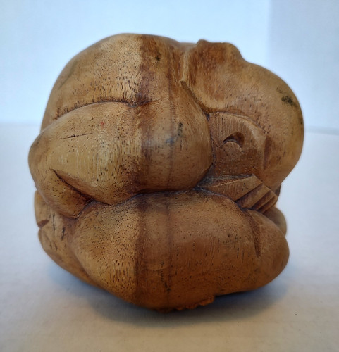 Vintage hand carved wooden - vintage,