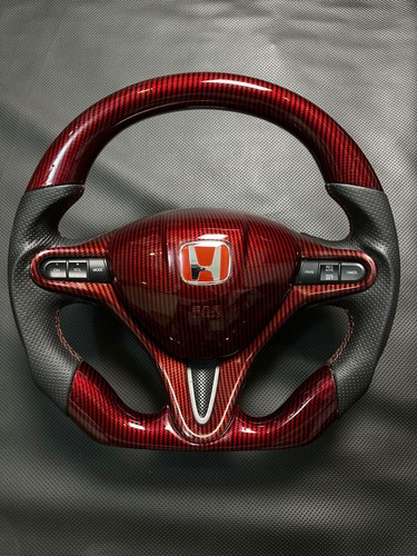 Carbon fiber steering - carbon, wheel