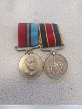 Pair of Rhodisian Police medals.