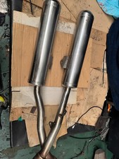 KAWASAKI ZZR 1400 2010 ZX14R ZZR1400 OEM EXHAUSTS SCUFFS MARKS END CANS GENUINE