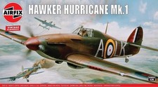 Airfix 1/24 Royal Air Force Hawker Hurricane Mk.1 Plastic Model X-14002V