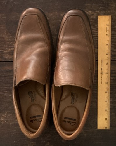 Clarks men brown - brown, leather