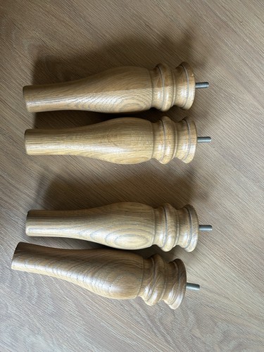 Oak chair legs 8cm - oak,