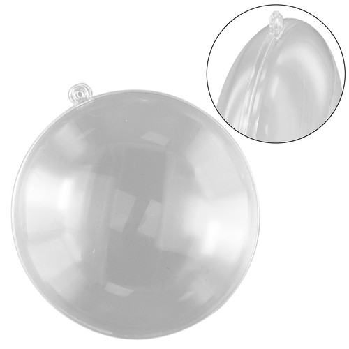 Christmas clear baubles ball - clear,