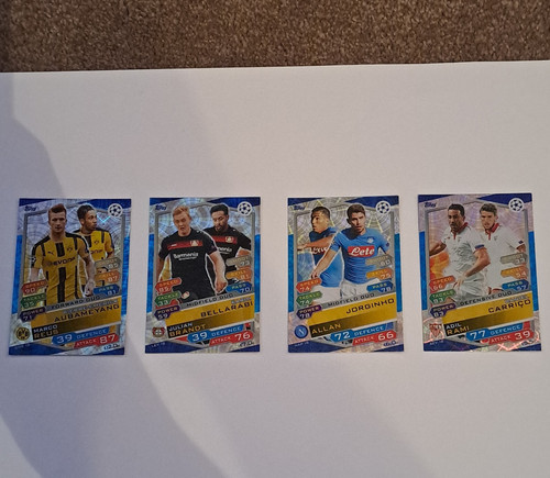 Topps match attax 2017 ucl - match,