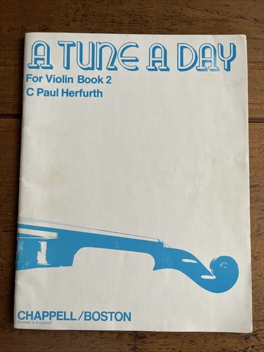 Tune day for violin book - a,