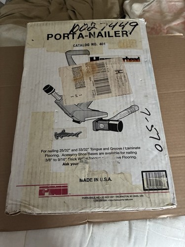 Porta nailer model 401 manual - 401,