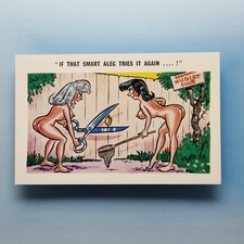 Comic Postcard Nudist Club