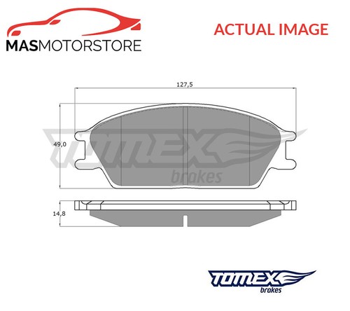 Brake pads set braking - set,