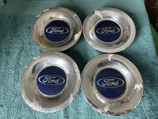 Set of Genuine Ford Focus MK2 Ghia Alloy Wheel Centre Caps x4