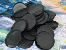 Wargames Bases Round Plain Warhammer Wargaming AOS PLA Plastic