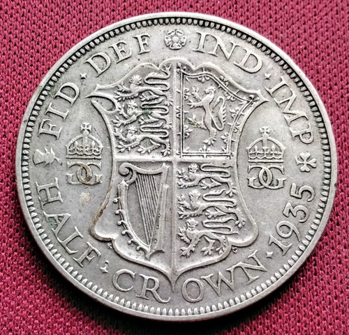 1935 half crown - half,