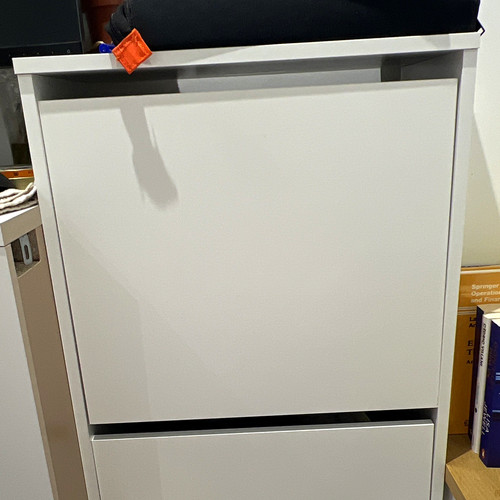 Ikea bissa white shoe cabinet - ikea,
