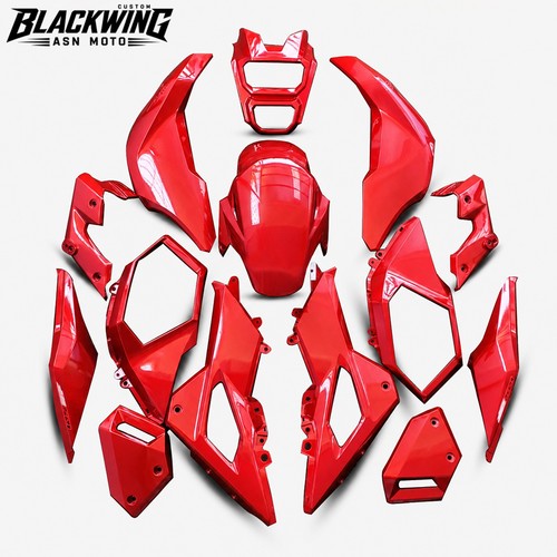 Red full plastic panel - full, fairing