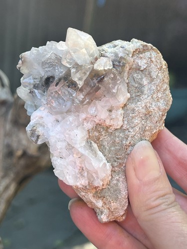 Brookite with himalayan quartz - brookite,