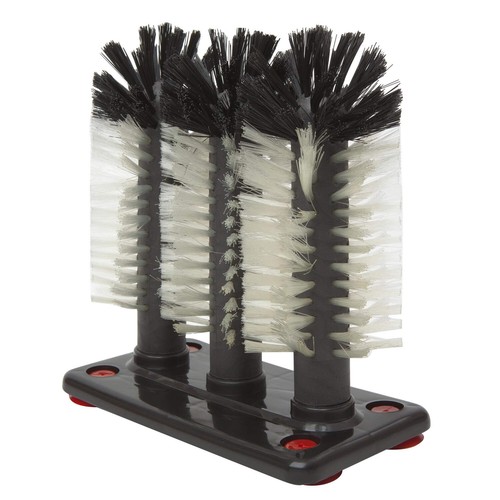 Brush glass washer - glass, cleaner