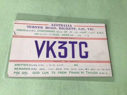 Vintage qsl radio - vintage,
