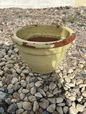 Vintage Greek Design Painted Terracotta Pot 