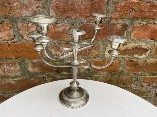 Vintage silver plated five
