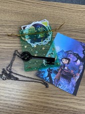 NEW Coraline Secret Door Inspired Key Necklace movie fan gift.