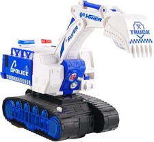 New Robot Excavator Transforming Engineering Vehicle Toy for kids Girls Boys