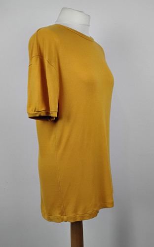 Zara men yellow solid crew - men’s,