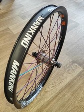 Freecoaster BMX Wheel - Black - Rainbow Spokes - 36H