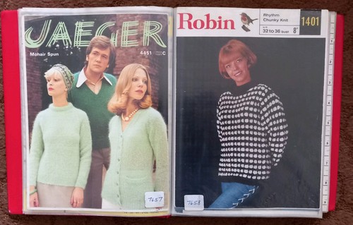 Vintage knitting patterns - knitting, x