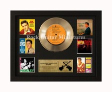 RGM1426 Elvis Presley Gold Disc 24K Plated 7" in glass frame.