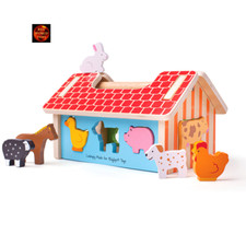 Wooden farmhouse sorter barn - sorter,