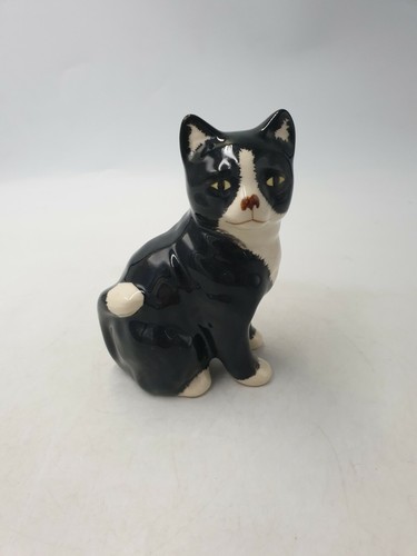 Quail pottery black white - black, &