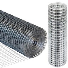 Galvanised 13mm Square Mesh Wire Netting Tough Welded Mesh Net Fence 